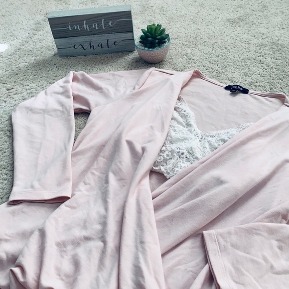 Pink athleisure top by ELLIE - Picture 2 of 3